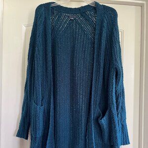 American Eagle Blue Cardigan